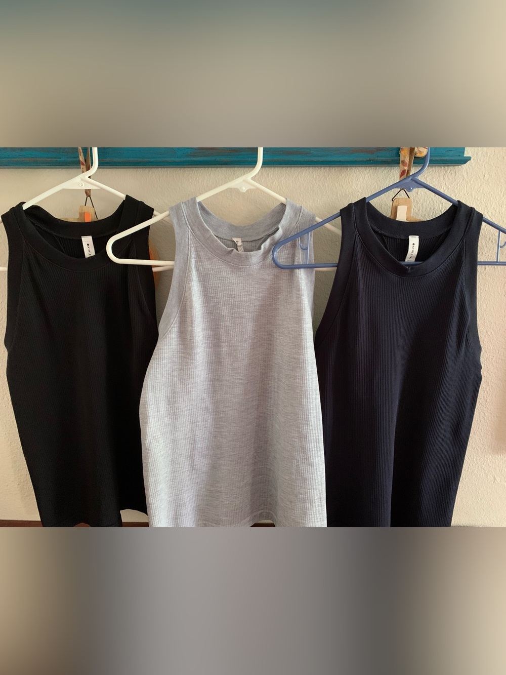 Athleta Renew racerback tanks-set of 4 (size M)